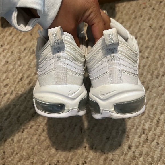 Nike Air Max 97s Triple White - Picture 2 of 4